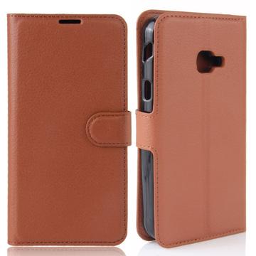 Samsung Galaxy Xcover 4/4s Wallet Schutzhülle mit Magnetverschluss - Braun