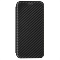 Samsung Galaxy Xcover 5 Flip Hülle - Karbonfaser - Schwarz