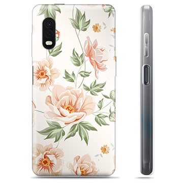 Samsung Galaxy Xcover Pro TPU Hülle - Blumen
