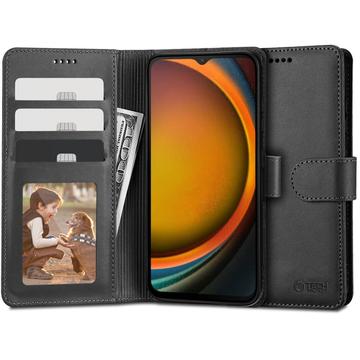 Samsung Galaxy Xcover7 Tech-Protect Wallet Hülle W. Magnet & Stand - Schwarz