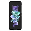 Samsung Galaxy Z Flip4 5G Edelstahl Hybrid Hülle - Schwarz