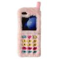 Samsung Galaxy Z Flip6 Retro-Plüsch-Hülle mit gestickten Wähltasten - Rosa