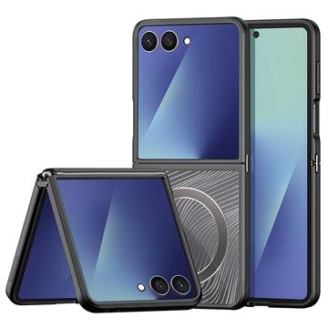 Samsung Galaxy Z Flip7 Dux Ducis Aimo Hybrid Hülle - Kompatibel mit MagSafe - Schwarz