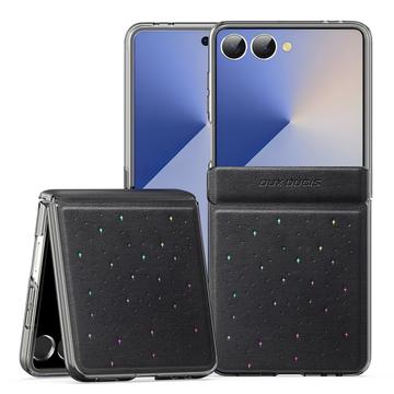 Samsung Galaxy Z Flip7 Dux Ducis Stex Stern Muster Hülle - schwarz