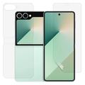 Samsung Galaxy Z Flip7 FE Full Cover Schutzfolie-Set - Durchsichtig