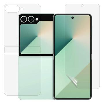 Samsung Galaxy Z Flip7 FE Full Cover Schutzfolie-Set - Durchsichtig