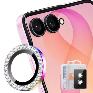 Samsung Galaxy Z Flip 7 – Hat Prince Enkay Strass-Kameralinsen-Schutzfolie – Bunt
