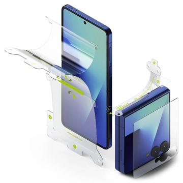 Samsung Galaxy Z Flip7 Ringke 3-in-1 Pro Schutzset - Klar - 3 Stk.