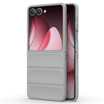 Samsung Galaxy Z Flip7 Rugged TPU Hülle - Hellgrau