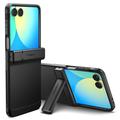 Samsung Galaxy Z Flip7 Spigen Tough Armor Pro Mag Hülle - schwarz