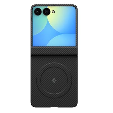 Samsung Galaxy Z Flip8 Spigen AirSkin Aramid MagSafe-Hülle - Schwarz