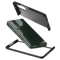 Samsung Galaxy Z Fold4 5G Gummierte Kunststoff Hülle - Schwarz