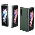 Samsung Galaxy Z Fold4 5G Gummierte Kunststoff Hülle - Grün