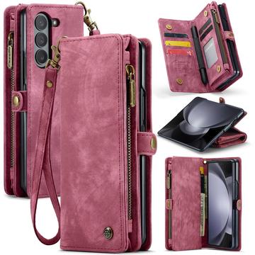 Samsung Galaxy Z Fold6 Caseme 008 2-in-1 Multifunktions Wallet Hülle - Rot