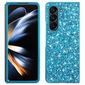 Samsung Galaxy Z Fold6 Glitter Serie Hybrid Hülle - Blau