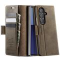 Samsung Galaxy Z Fold7 Caseme 033 Kalb Textur Brieftasche Hülle mit RFID-Blockierung