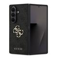 Samsung Galaxy Z Fold7 Guess 4G Big Metal Logo Hybrid Hülle - Schwarz