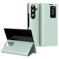 Samsung Galaxy Z Fold7 Smart Clear View Flip Hülle mit Kartenschlitz