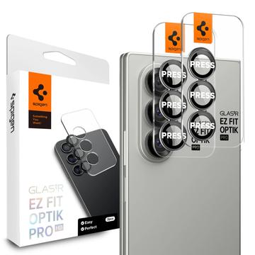 Samsung Galaxy Z Fold7 Spigen Glas.tR Ez Fit Optik Pro Kameraobjektiv Panzerglas - 2 Stk. - Schwarz