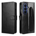 Samsung Galaxy Z Fold7 Wallet Hülle mit Ständer - Schwarz
