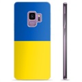 Samsung Galaxy S9 TPU Hülle Ukrainische Flagge - Gelb und Lichtblau
