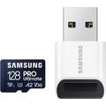 Samsung Pro Ultimate MicroSDXC Speicherkarte mit Kartenleser MB-MY128SB/WW