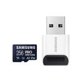 Samsung Pro Ultimate MicroSDXC Speicherkarte mit Kartenleser MB-MY256SB/WW - 256GB