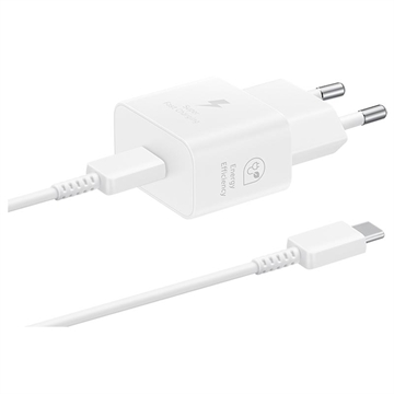 Samsung USB-C Power Adapter mit Kabel EP-T2510XWEGEU - 25W - Weiß