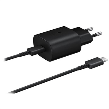 Samsung USB-C ladegerät mit Schnellladefunktion EP-TA800XBEGWW - Bulk - Schwarz