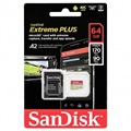 SanDisk Extreme Plus MicroSDXC UHS-I-Karte SDSQXBZ-064G-GN6MA