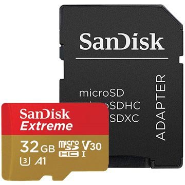 SanDisk Extreme MicroSDHC UHS-I Karte SDSQXAF-032G-GN6MA - 32GB