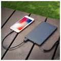 Sandberg Urban Solar Powerbank 10000mAh - USB-C, USB - Schwarz