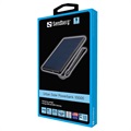 Sandberg Urban Solar Powerbank 10000mAh - USB-C, USB - Schwarz