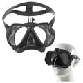 Scuba Tauchmaske mit Universal Action-Kamerahalterung - Schwarz
