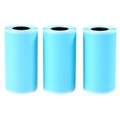 Selbstklebende Sofortbild Thermo Papier - 3 Stk. - Blau