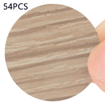 Selbstklebende Schraubenabdeckungsaufkleber - Beige