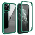 Shine&Protect 360 iPhone 11 Pro Hybrid Hülle - Grün / Durchsichtig