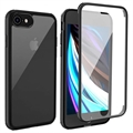 iPhone 7/8/SE (2020)/SE (2022) Shine&Protect 360 Hybrid Hülle - Schwarz / Durchsichtig
