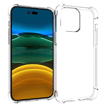 Stoßfeste iPhone 14 Pro Max TPU Hülle - Durchsichtig