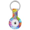 Apple AirTag Silikonhülle mit Schlüsselbund - Bunt