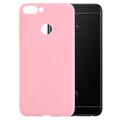Huawei P Smart Silikonhülle - Flexibel und Matte - Rosa