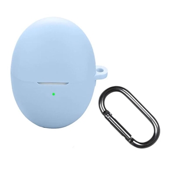 Huawei FreeBuds 6 Silikonhülle mit Karabiner - Himmelblau