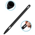 Apple Pencil (2nd Generation) Silikonhülle mit Kappe - Schwarz