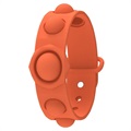 Silikon Pop It Armband für Kinder und Erwachsene - Orange