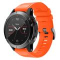 Silikonarmband - Garmin Fenix 6 GPS/6 Pro GPS/5/5 Plus - Orange