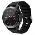 Silikonarmband - Garmin Fenix 6 GPS/6 Pro GPS/5/5 Plus - Schwarz