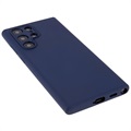 Silky Samsung Galaxy S22 Ultra 5G Silikonhülle - Dunkel Blau