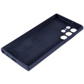 Silky Samsung Galaxy S22 Ultra 5G Silikonhülle - Dunkel Blau