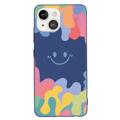 Smile Serie iPhone 14 Liquid Silikon Case - Dunkel Blau
