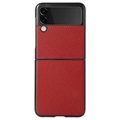 Samsung Galaxy Z Flip3 5G Slim Cover - Echtleder - Rot